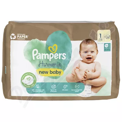 Pampers Harmonie New Baby 1 plenk.kalh.2-5kg 35ks