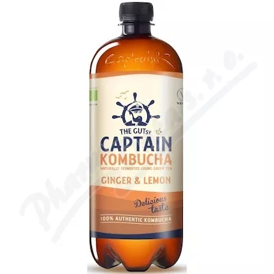 The Gutsy Captain Kombucha zázvor&citron BIO 1l