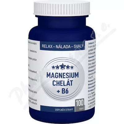 Magnesium chelát + B6 cps.100 Clinical