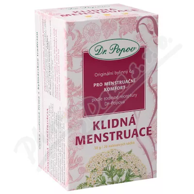 Dr.Popov Čaj Klidná menstruace 20x1.5g