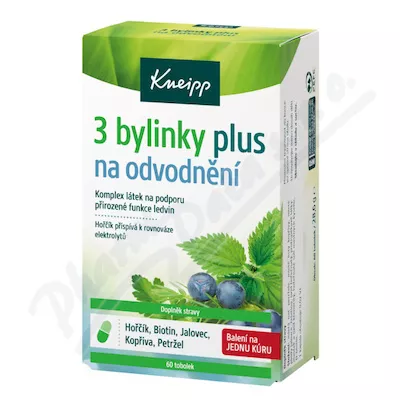 KNEIPP 3 bylinky plus na odvodnění tob.60