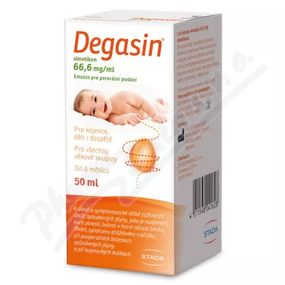 Degasin simetikon 66.6mg/ml emulze nadýmání 50ml