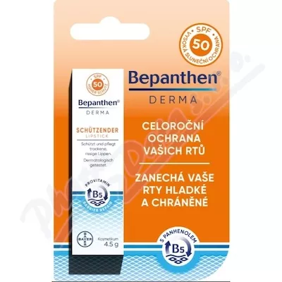 Bepanthen Derma balzám na rty SPF50 4.5g