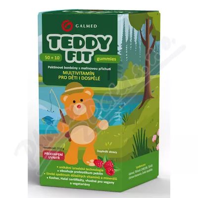 TeddyFit gummies 50+10ks Rybář Galmed