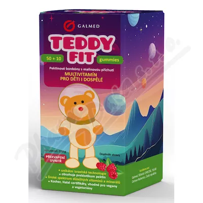 TeddyFit gummies 50+10ks Astronaut Galmed