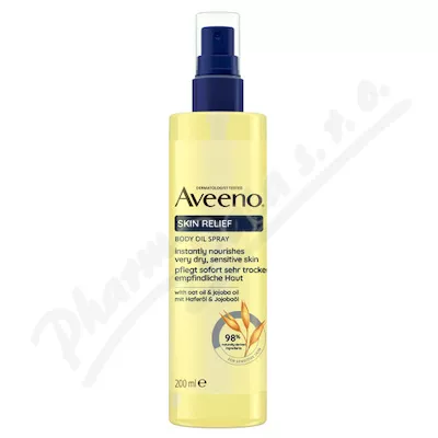 Aveeno Skin Relief tělový olej ve spreji 200ml - tělová mléka,oleje,krémy,másla,