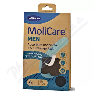 MoliCare MEN absorpční prádlo L 1ks + vložky 5ks