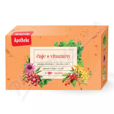 Apotheke Čaje s vitaminy 60 sáčků