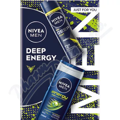 NIVEA MEN BOX Deep Energy set 93360-01649-00