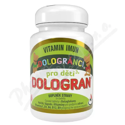 DOLOGRAN pro děti 3+DOLOGRÁNCI Vitamin Imun tbl.60