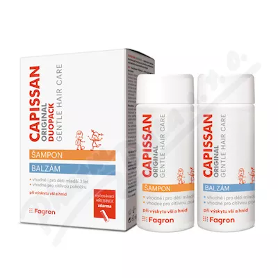 Capissan Original šampon+balzám vši 2x200ml Fagron