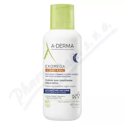 A-DERMA Exomega CONTROL Emolien.noční krém 400ml