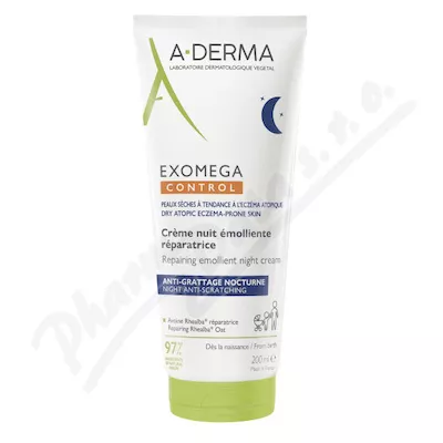 A-DERMA Exomega CONTROL Emolien.noční krém 200ml