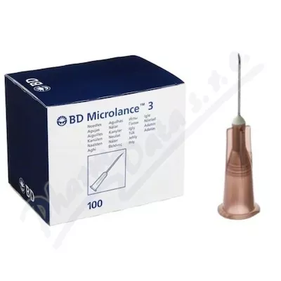 BD Microlance 3 in.jehla 26G 0.45x13mm hnědá 100ks