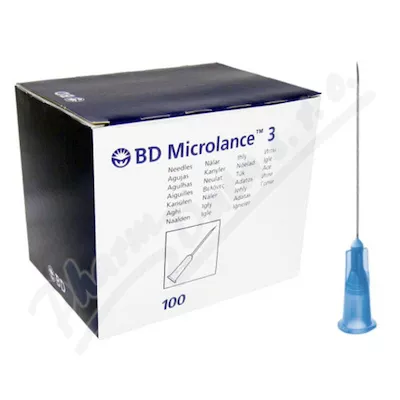 BD Microlance 3 inj.jehla 23G 0.6x40mm modrá 100ks