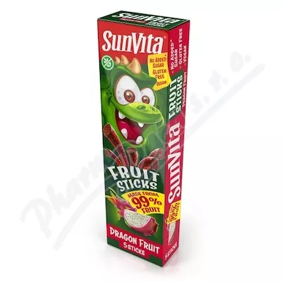 SunVita Fruit Sticks ov.tyčinky dračí ovoce 5x20g