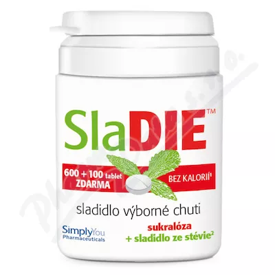 SlaDIE sladidlo 600+100 tablet ZDARMA