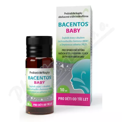 BACENTOS BABY orální probiotické kapky 3+ 10ml