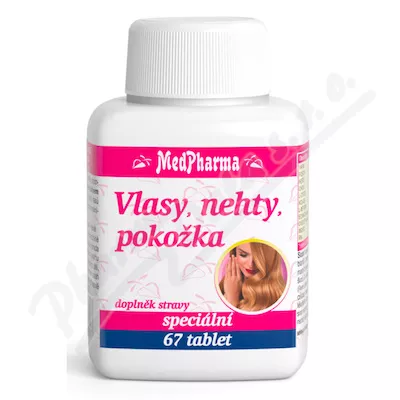 Medpharma Vlasy nehty pokožka tbl.67