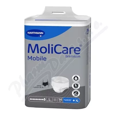 KALHOTKY NAVLÉKACÍ MOLICARE MOBILE 10 KAPEK L