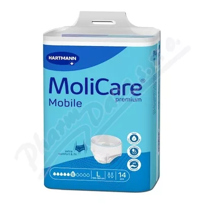 KALHOTKY NAVLÉKACÍ MOLICARE MOBILE 6 KAPEK L