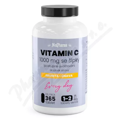 MedPharma Vitamin C 1000mg se šípky tbl.365