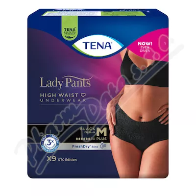 TENA LADY PANTS PLUS BLACK M