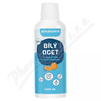 Allnature Bílý ocet 10% s esen.olej.pomer.1000ml