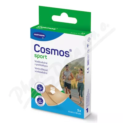 Cosmos sport voděodolná náplast 6x10cm 5ks