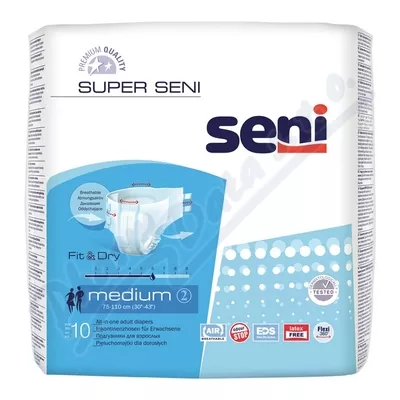 Seni Super Medium incon.diaper.calh.10pcs