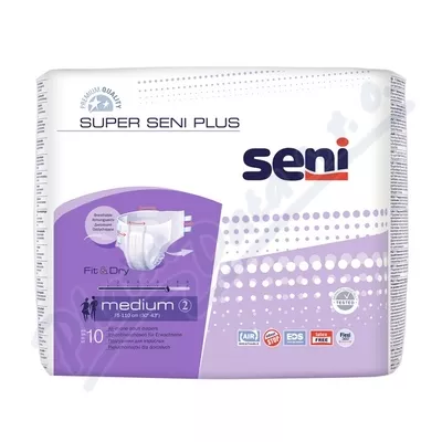 Seni Super Plus Medium Pieluchomajtki na noc 10szt