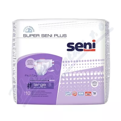 Seni Super Plus Large incon.diaper.nappies.10pcs