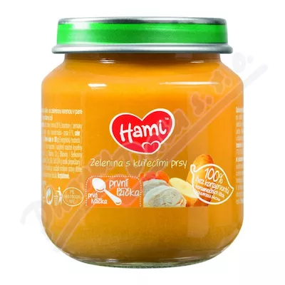 HAMI Příkrm zelenina kuřecí 125g 110887