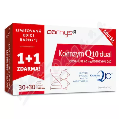 Barnys Koenzym Q10Dual limit.edice cps.30+30free