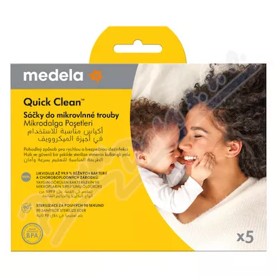 Woreczki do sterylizacji w kuchence mikrofalowej Medela Quick Clean 5 szt