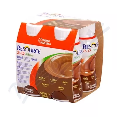 Resource 2.0kcal Fibre Coffee por.sol.4x200ml