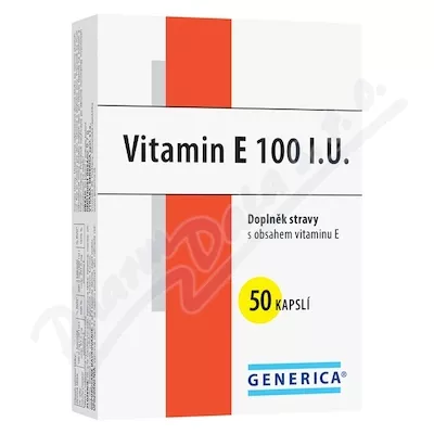 Witamina E 100 I.U.cps.50 Generica