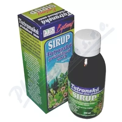 Tatra mieszanka na oskrzela Syrop ziołowy 100ml Phytophar.