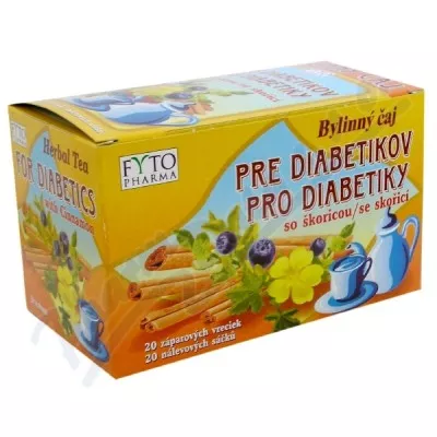 Byl.čaj pro diabetiky se skořicí 20x1.5g Fytopharm