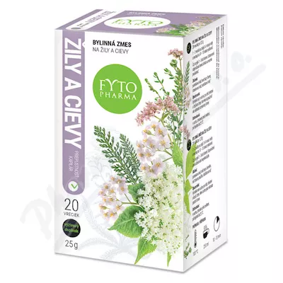 Mieszanka ziołowa na żyły i naczynia krwionośne 20x1,25g Phytopharma