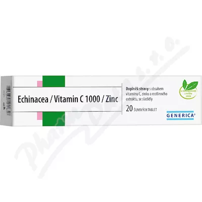 Echinacea/Witamina C 1000/Cynk Generica eff.tbl.20