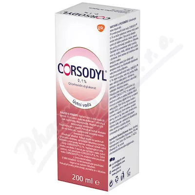 Corsodyl płyn do płukania jamy ustnej 0,1% 200ml