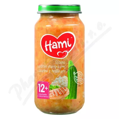 Hami risotto z indykiem cukinią i groszkiem 250g12M