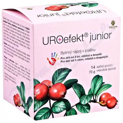 UROefekt junior bylin.nápoj v prášku sáčky 14x5g