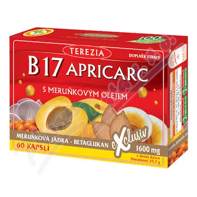 Terezia Company B17 Apricarc z olejem morelowym 60 kapsułek