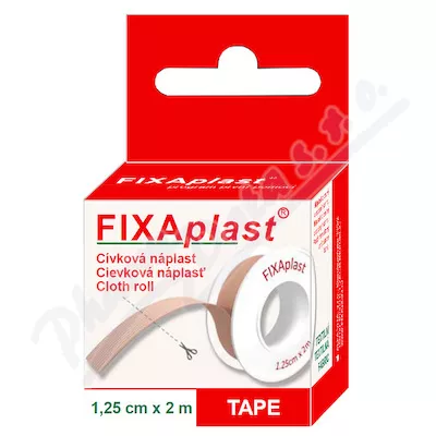 Plaster zwojowy FIXAplast TAPE 1,25cmx2m