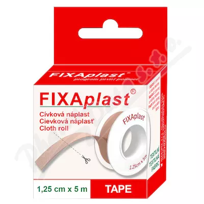 FIXAplast TAPE cívková náplast 1.25cmx5m