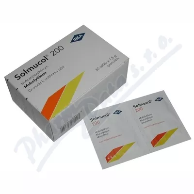 Solmucol 200 por.gra.30x200mg-sac.