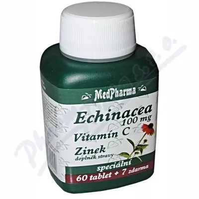 MedPharma Echinacea 100mg+vit.C+zinc tbl.67