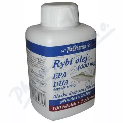 MedPharma Olej rybi 1000mg+EPA+DHA tob.107